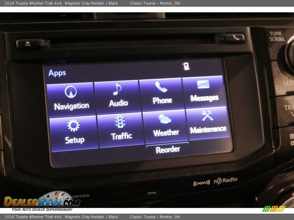 2016 Toyota 4Runner Trail 4x4 Magnetic Gray Metallic / Black Photo #10