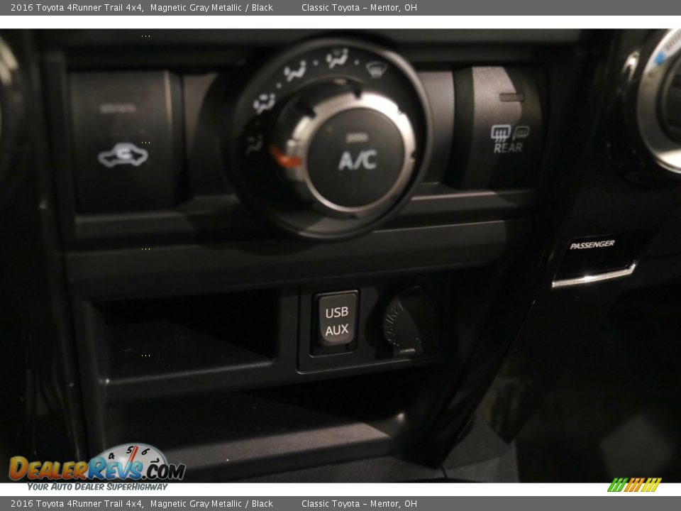 2016 Toyota 4Runner Trail 4x4 Magnetic Gray Metallic / Black Photo #15