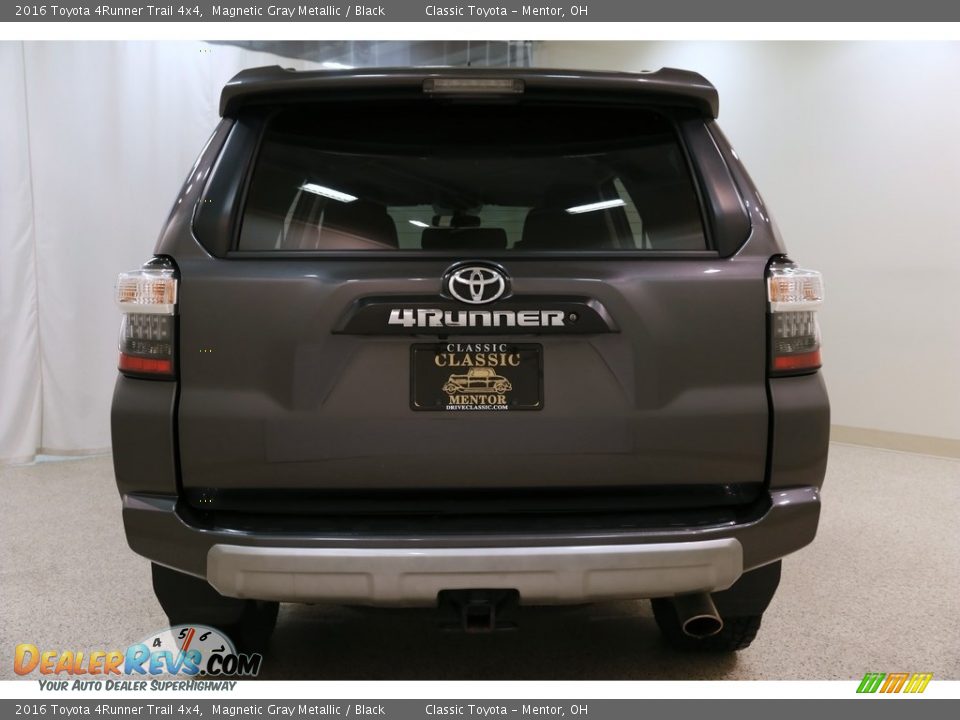 2016 Toyota 4Runner Trail 4x4 Magnetic Gray Metallic / Black Photo #19