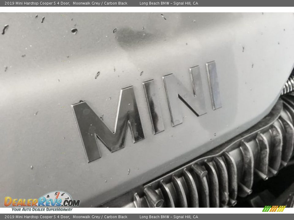 2019 Mini Hardtop Cooper S 4 Door Moonwalk Grey / Carbon Black Photo #31
