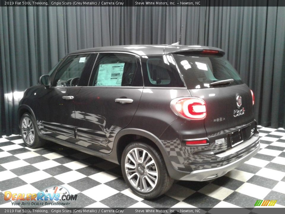 2019 Fiat 500L Trekking Grigio Scuro (Grey Metallic) / Carrera Gray Photo #8