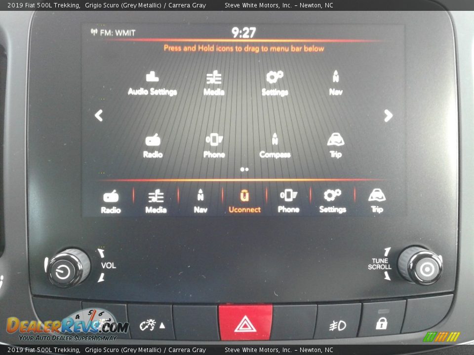 2019 Fiat 500L Trekking Grigio Scuro (Grey Metallic) / Carrera Gray Photo #25