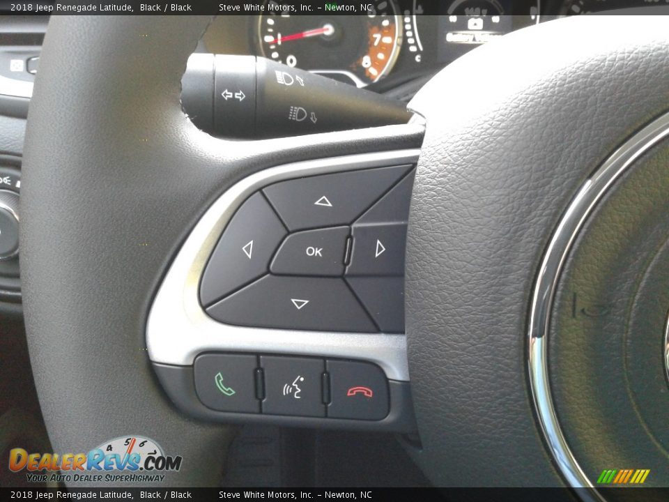 2018 Jeep Renegade Latitude Black / Black Photo #16