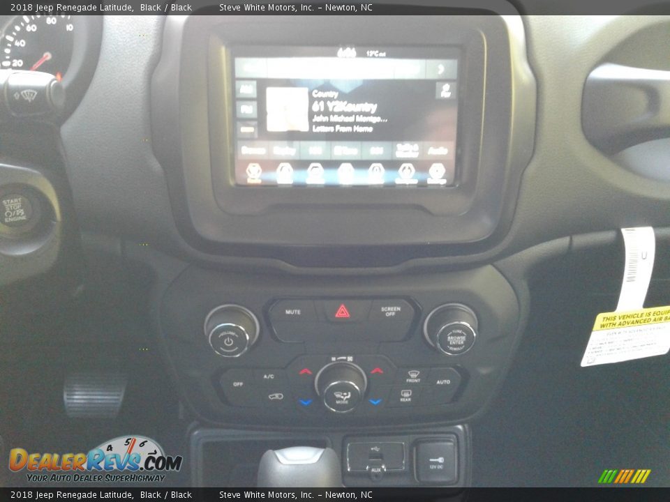 2018 Jeep Renegade Latitude Black / Black Photo #19