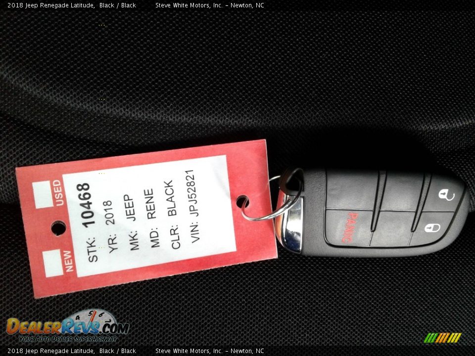 2018 Jeep Renegade Latitude Black / Black Photo #27
