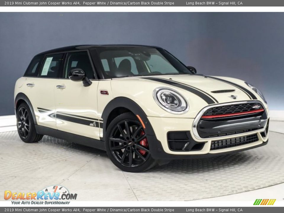 Front 3/4 View of 2019 Mini Clubman John Cooper Works All4 Photo #14