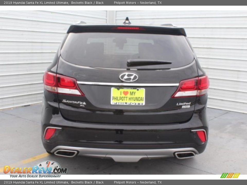 2019 Hyundai Santa Fe XL Limited Ultimate Becketts Black / Black Photo #7