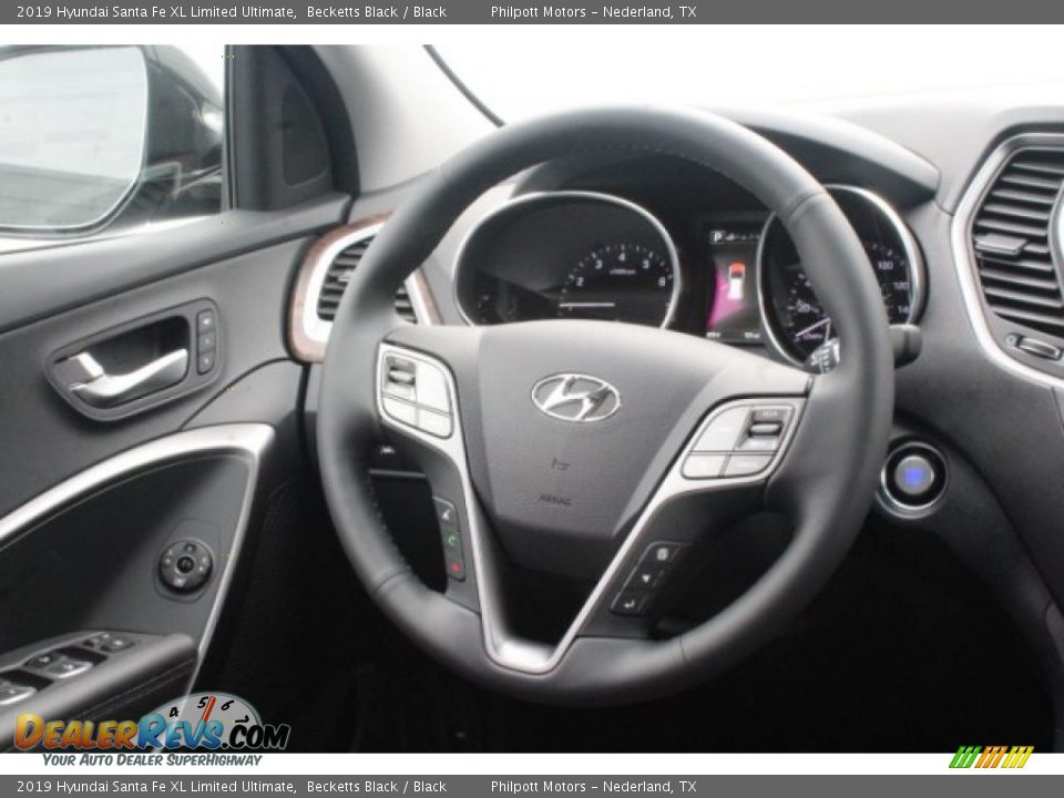 2019 Hyundai Santa Fe XL Limited Ultimate Steering Wheel Photo #21