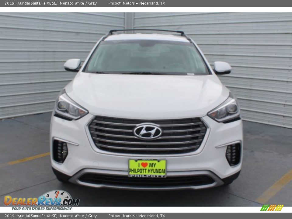 2019 Hyundai Santa Fe XL SE Monaco White / Gray Photo #3