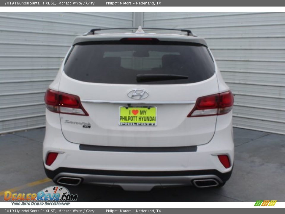 2019 Hyundai Santa Fe XL SE Monaco White / Gray Photo #7