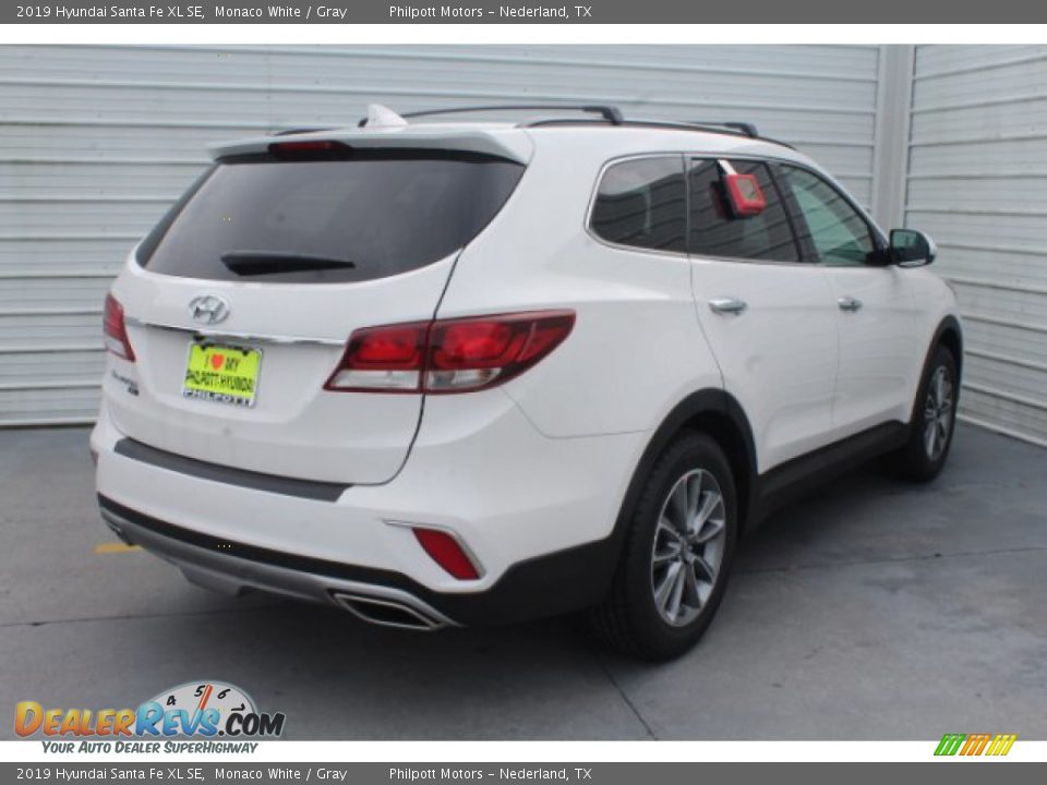 2019 Hyundai Santa Fe XL SE Monaco White / Gray Photo #8