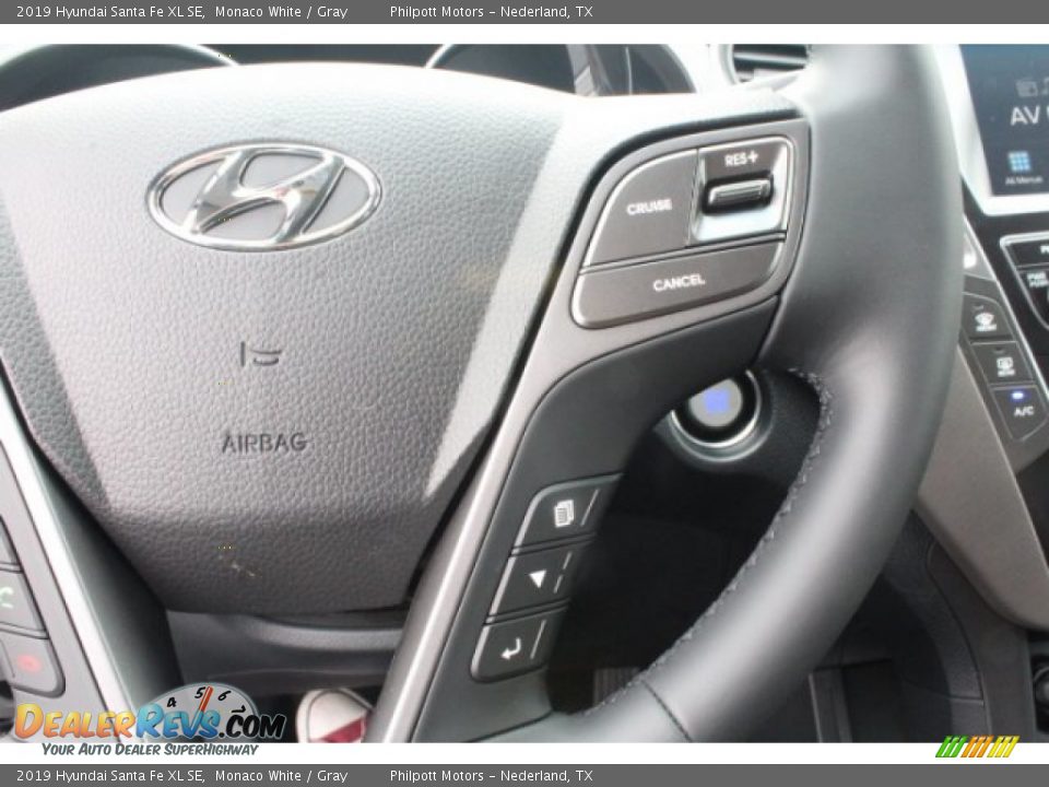 2019 Hyundai Santa Fe XL SE Steering Wheel Photo #17