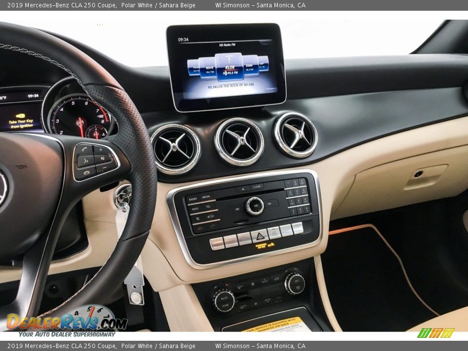 2019 Mercedes-Benz CLA 250 Coupe Polar White / Sahara Beige Photo #6