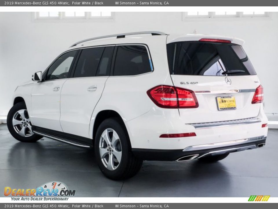2019 Mercedes-Benz GLS 450 4Matic Polar White / Black Photo #2