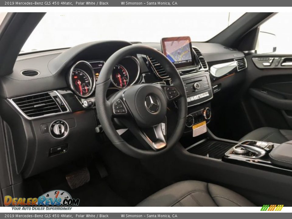 2019 Mercedes-Benz GLS 450 4Matic Polar White / Black Photo #4