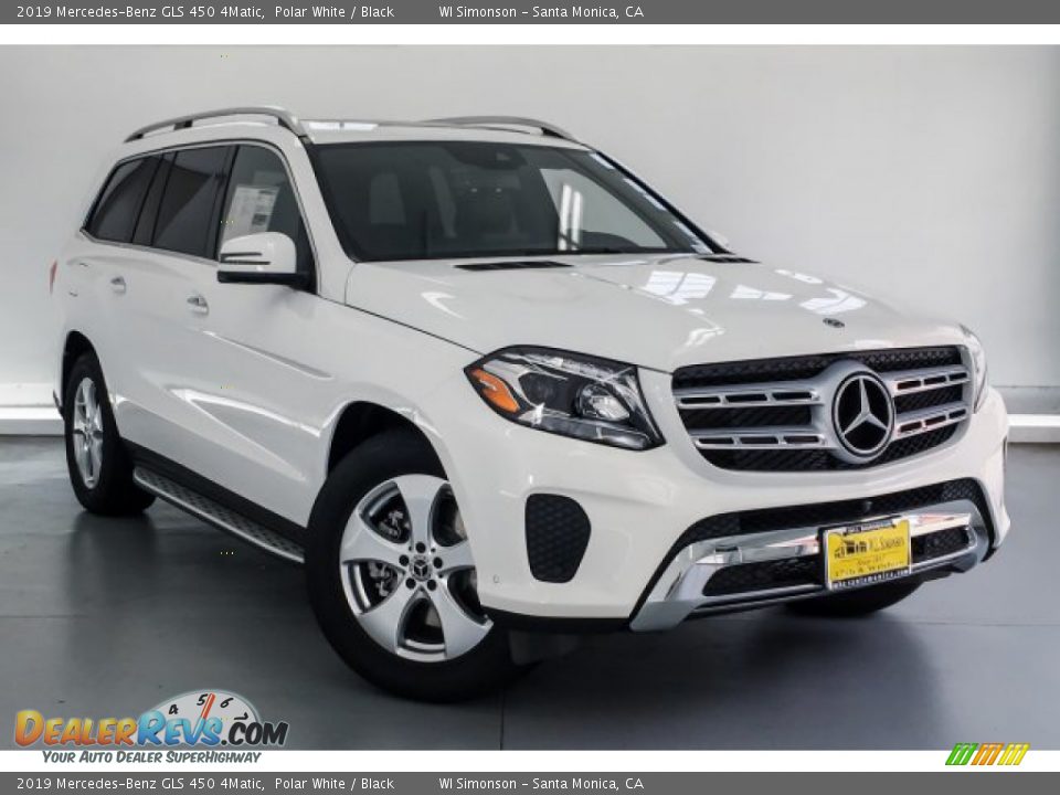 2019 Mercedes-Benz GLS 450 4Matic Polar White / Black Photo #12