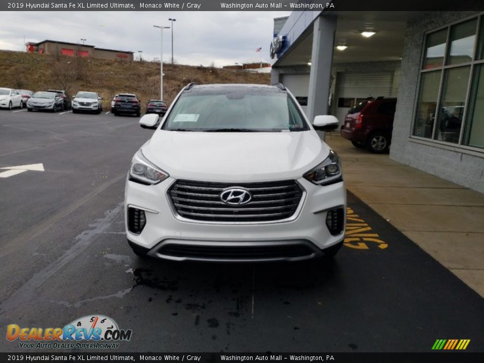 2019 Hyundai Santa Fe XL Limited Ultimate Monaco White / Gray Photo #2