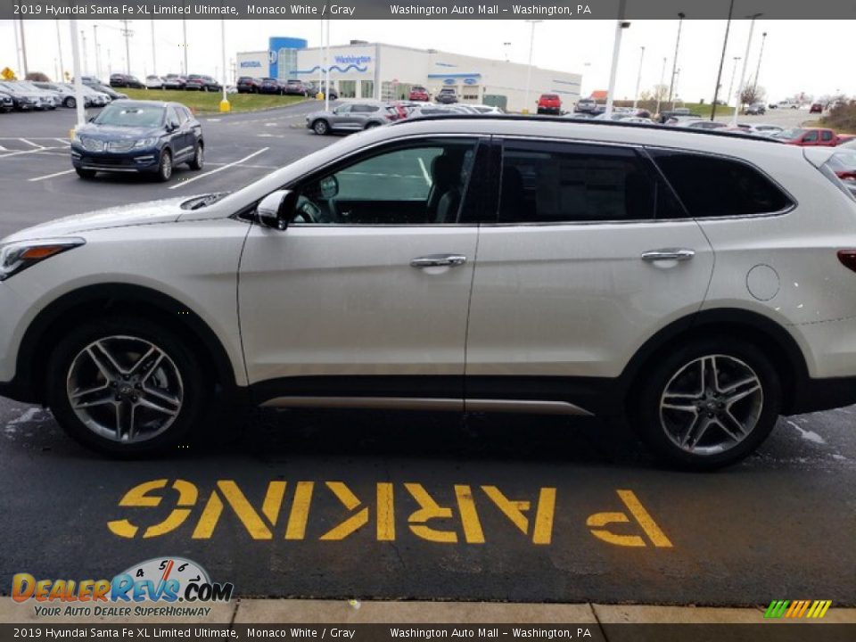 2019 Hyundai Santa Fe XL Limited Ultimate Monaco White / Gray Photo #4