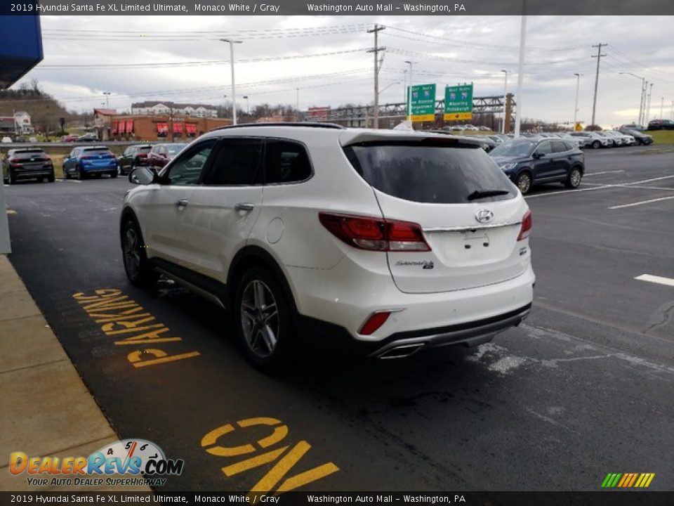 2019 Hyundai Santa Fe XL Limited Ultimate Monaco White / Gray Photo #5