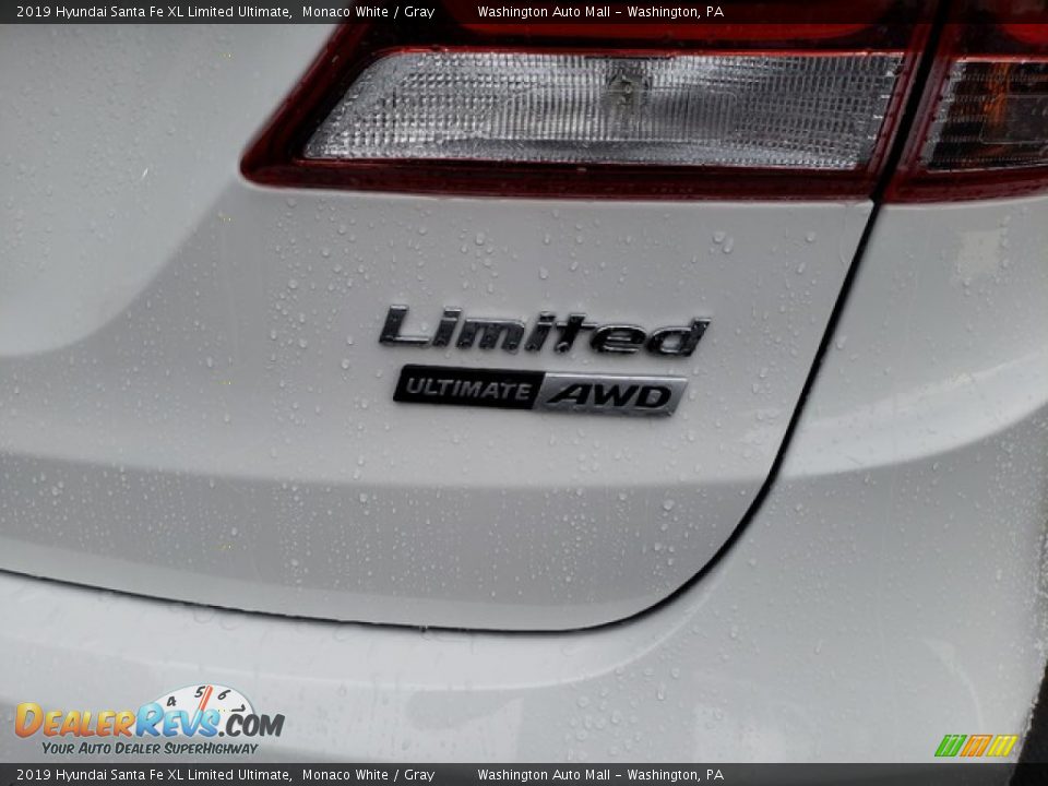 2019 Hyundai Santa Fe XL Limited Ultimate Monaco White / Gray Photo #8