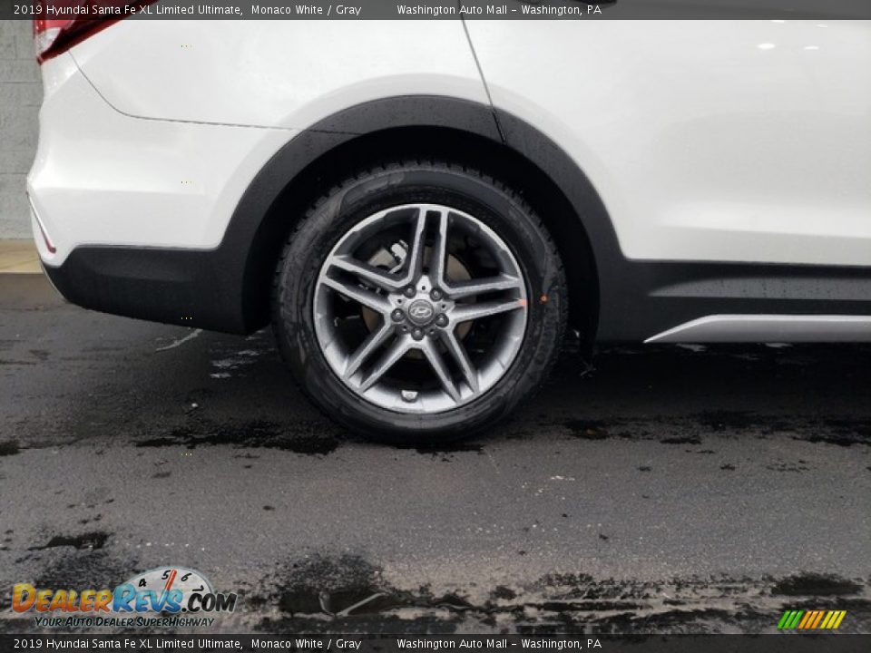 2019 Hyundai Santa Fe XL Limited Ultimate Monaco White / Gray Photo #10