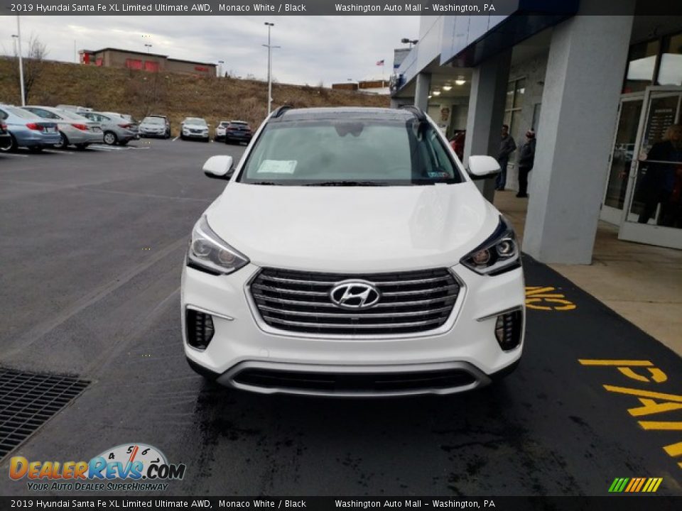 2019 Hyundai Santa Fe XL Limited Ultimate AWD Monaco White / Black Photo #2