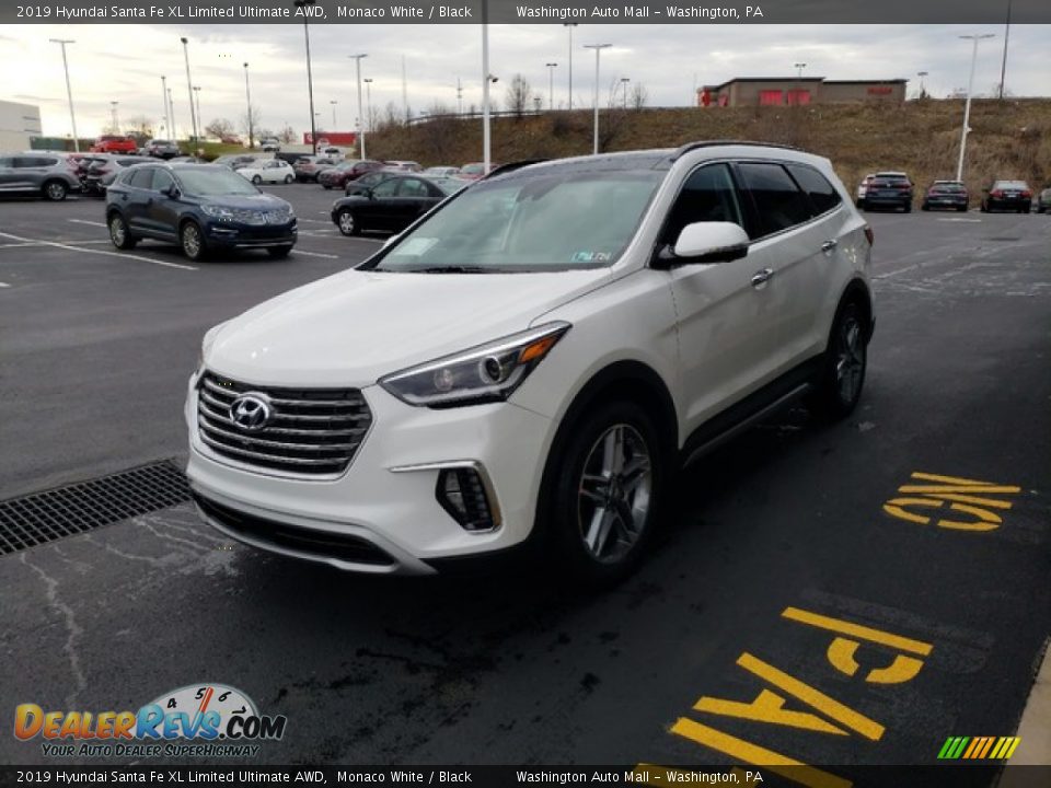 2019 Hyundai Santa Fe XL Limited Ultimate AWD Monaco White / Black Photo #3