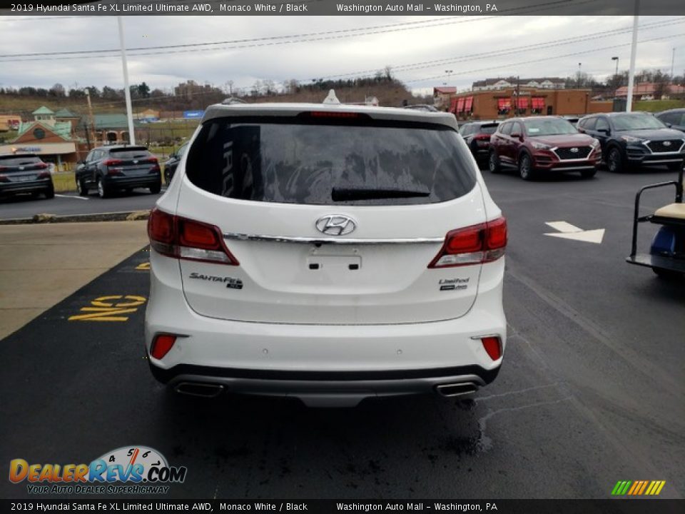 2019 Hyundai Santa Fe XL Limited Ultimate AWD Monaco White / Black Photo #6