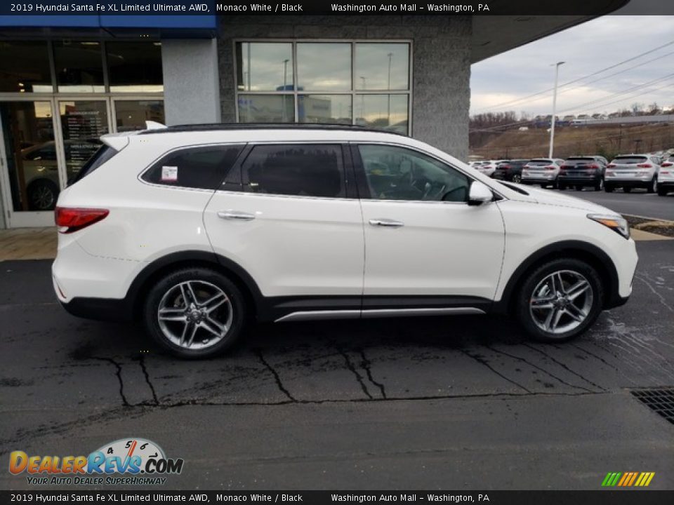 2019 Hyundai Santa Fe XL Limited Ultimate AWD Monaco White / Black Photo #9