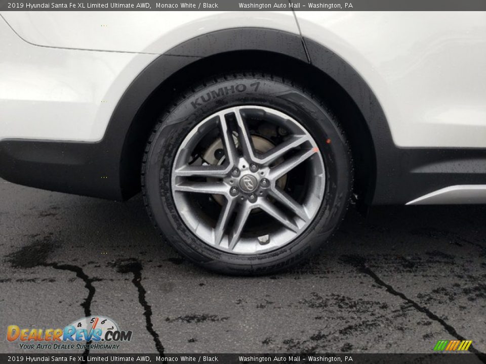 2019 Hyundai Santa Fe XL Limited Ultimate AWD Monaco White / Black Photo #10