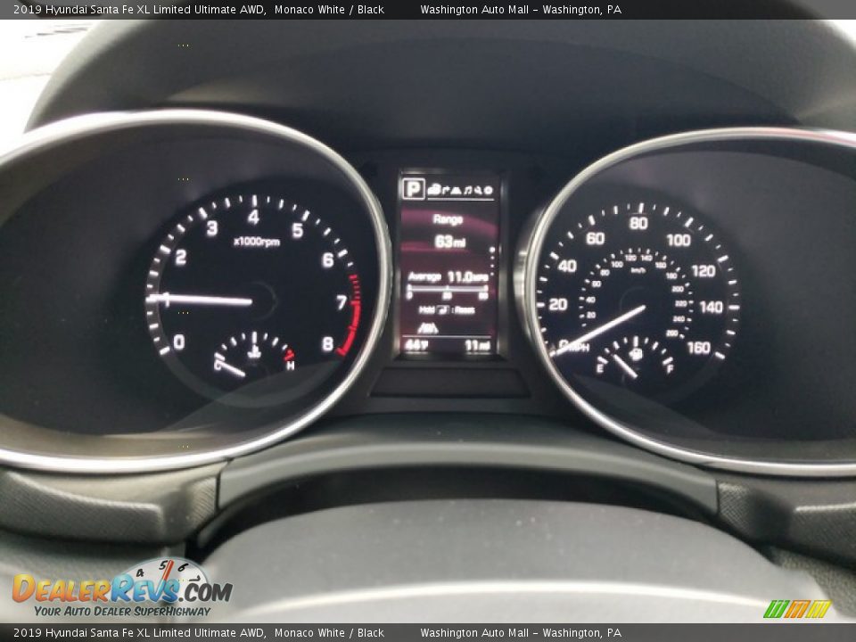 2019 Hyundai Santa Fe XL Limited Ultimate AWD Monaco White / Black Photo #23