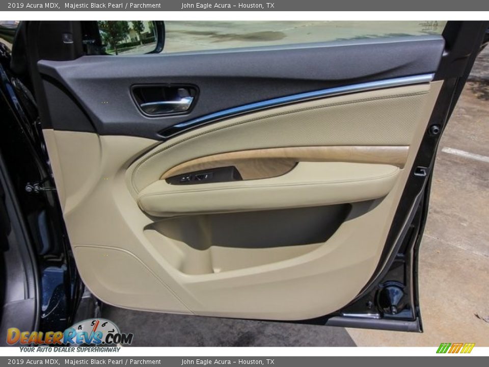 2019 Acura MDX Majestic Black Pearl / Parchment Photo #24