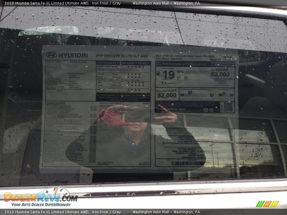 2019 Hyundai Santa Fe XL Limited Ultimate AWD Iron Frost / Gray Photo #11