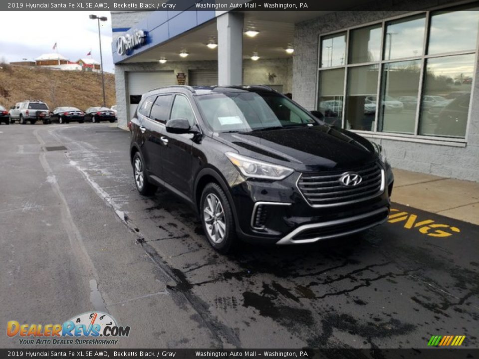 2019 Hyundai Santa Fe XL SE AWD Becketts Black / Gray Photo #1