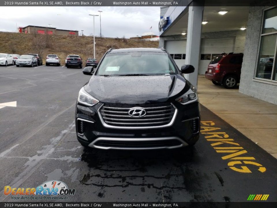 2019 Hyundai Santa Fe XL SE AWD Becketts Black / Gray Photo #2