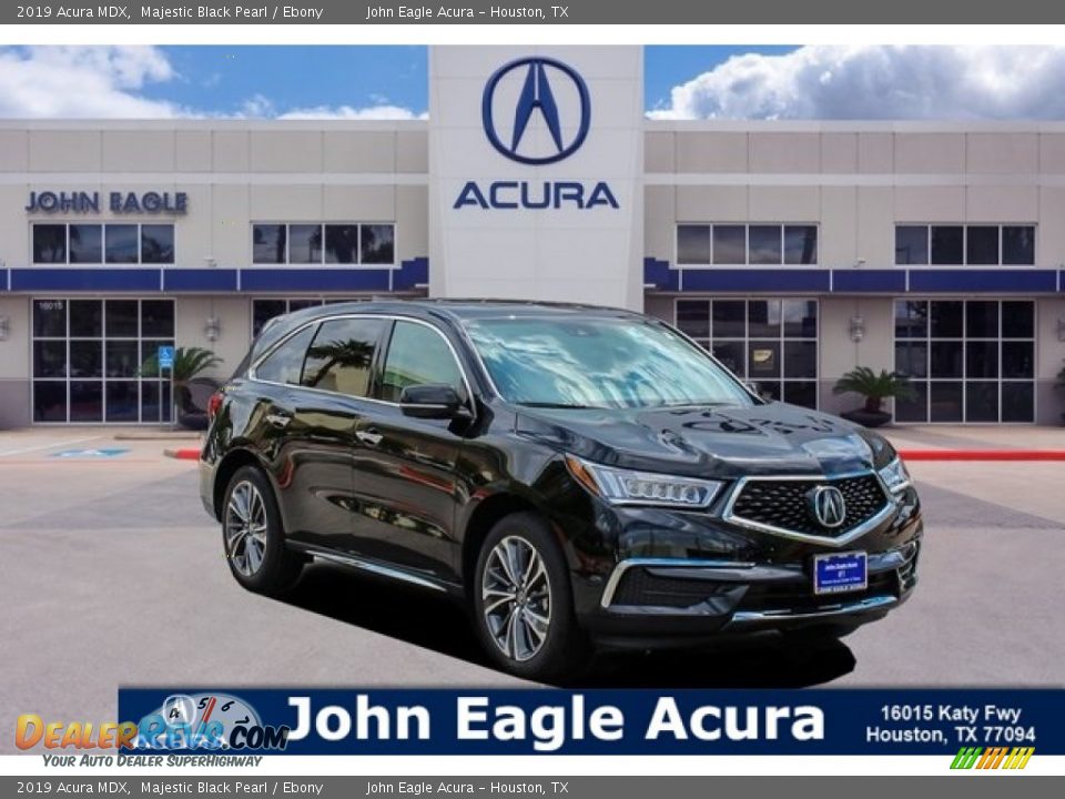2019 Acura MDX Majestic Black Pearl / Ebony Photo #1
