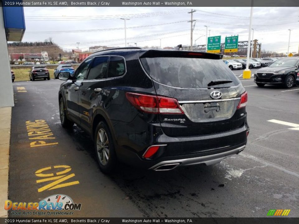 2019 Hyundai Santa Fe XL SE AWD Becketts Black / Gray Photo #5