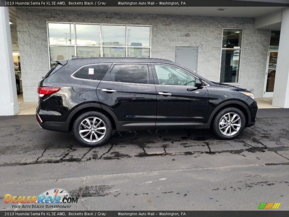 2019 Hyundai Santa Fe XL SE AWD Becketts Black / Gray Photo #7