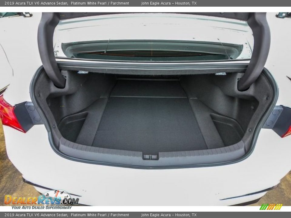 2019 Acura TLX V6 Advance Sedan Platinum White Pearl / Parchment Photo #19