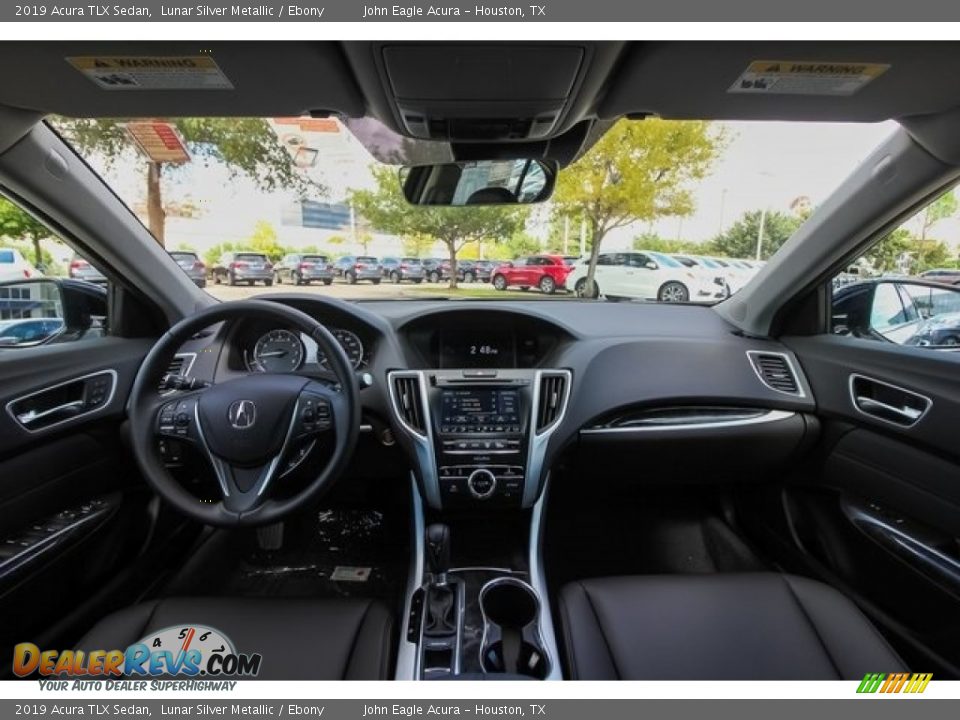 2019 Acura TLX Sedan Lunar Silver Metallic / Ebony Photo #9