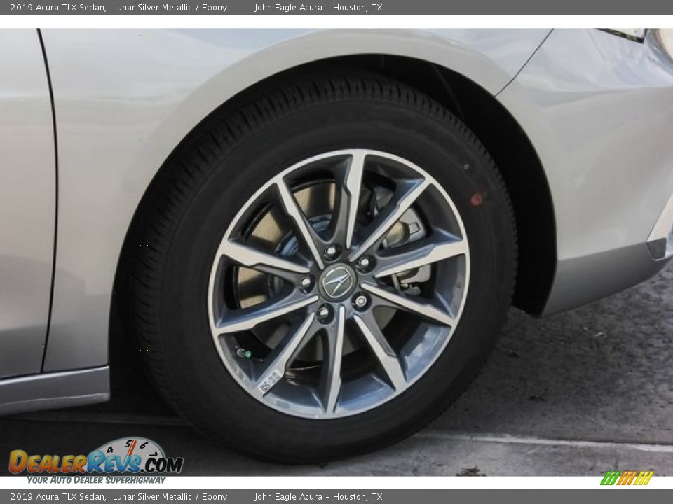 2019 Acura TLX Sedan Lunar Silver Metallic / Ebony Photo #10