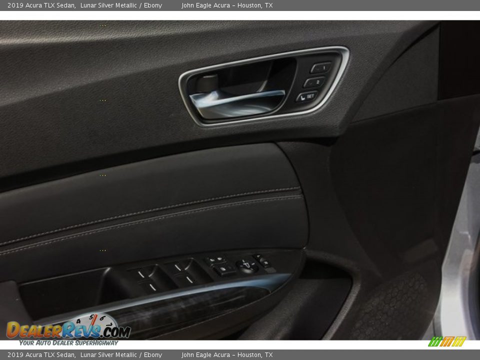 2019 Acura TLX Sedan Lunar Silver Metallic / Ebony Photo #12