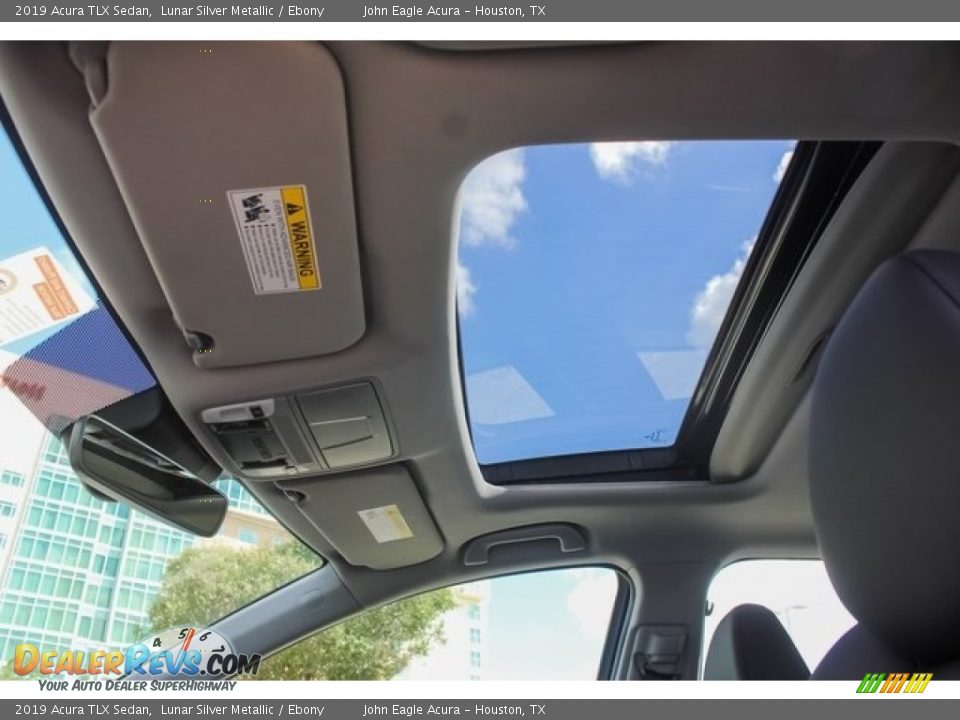 2019 Acura TLX Sedan Lunar Silver Metallic / Ebony Photo #14
