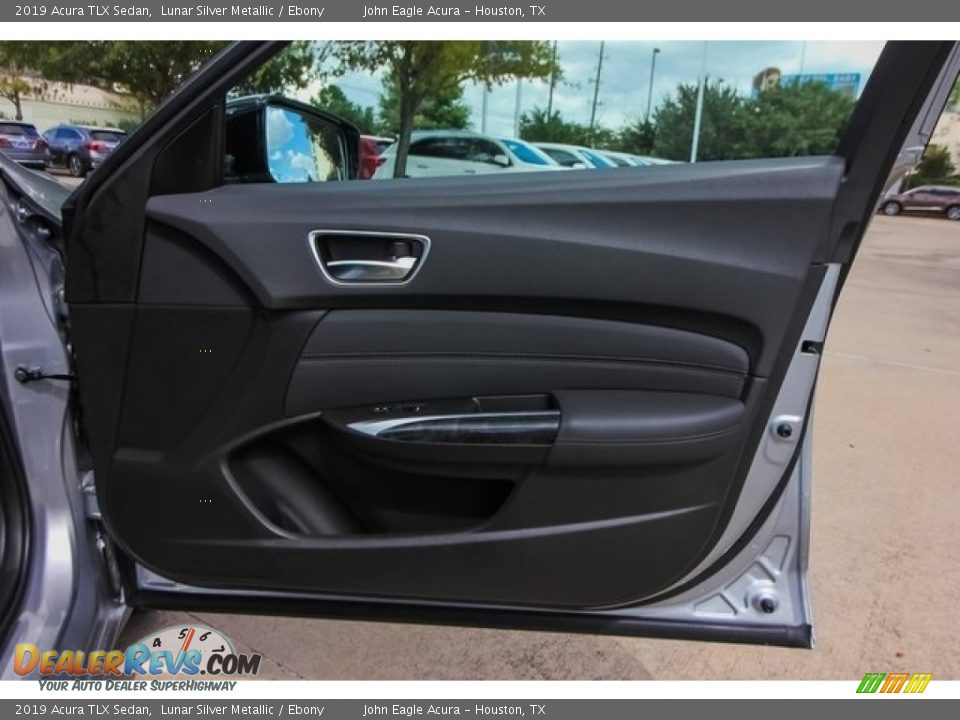 2019 Acura TLX Sedan Lunar Silver Metallic / Ebony Photo #22