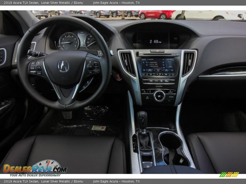 2019 Acura TLX Sedan Lunar Silver Metallic / Ebony Photo #25