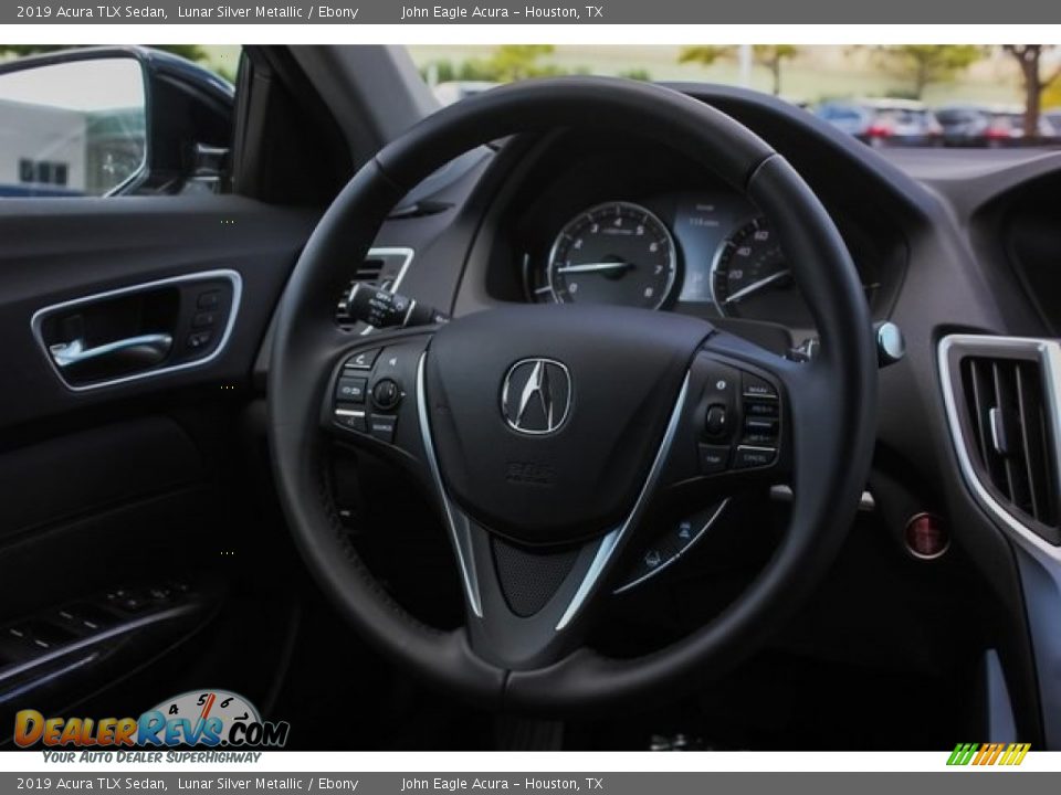 2019 Acura TLX Sedan Lunar Silver Metallic / Ebony Photo #26