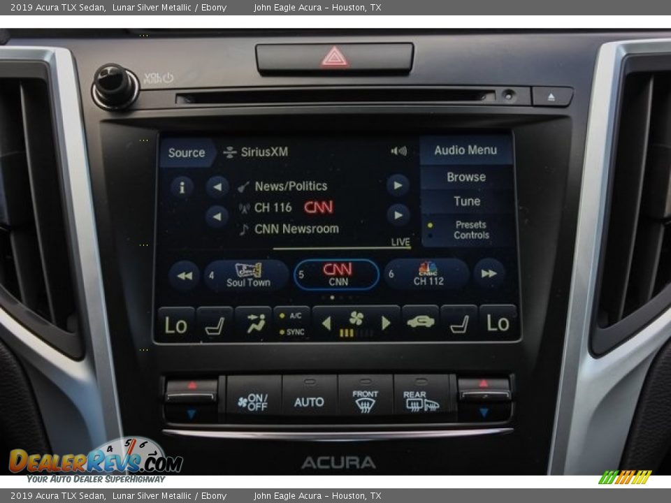 2019 Acura TLX Sedan Lunar Silver Metallic / Ebony Photo #28