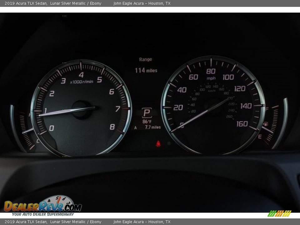 2019 Acura TLX Sedan Lunar Silver Metallic / Ebony Photo #33