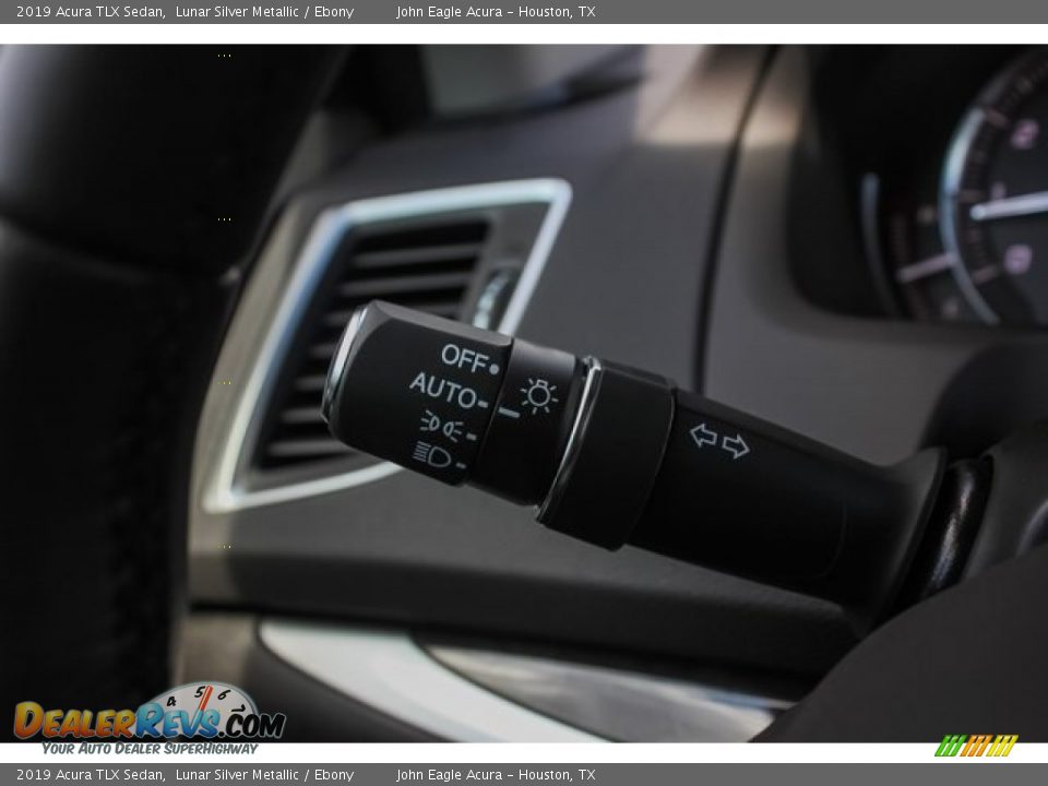 2019 Acura TLX Sedan Lunar Silver Metallic / Ebony Photo #34