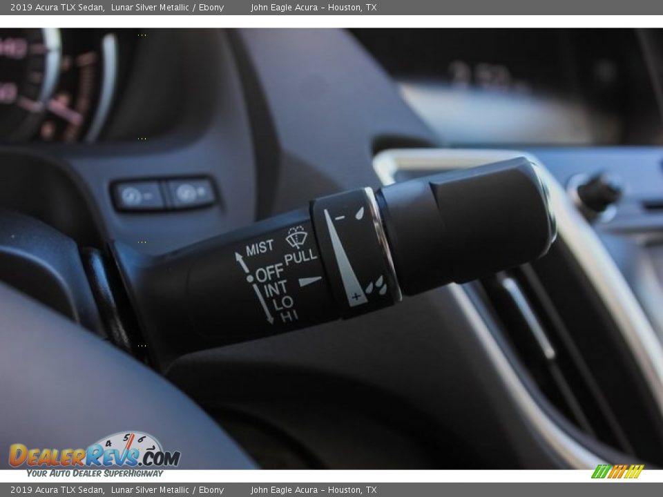 2019 Acura TLX Sedan Lunar Silver Metallic / Ebony Photo #35